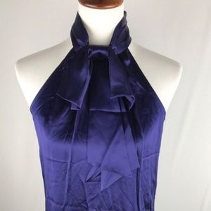 Ann Taylor Purple Silk Dress